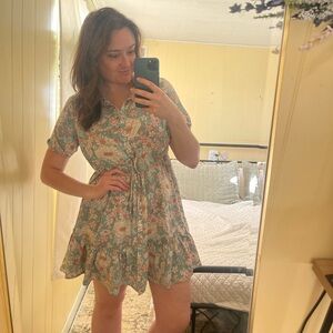 Floral boutique dress